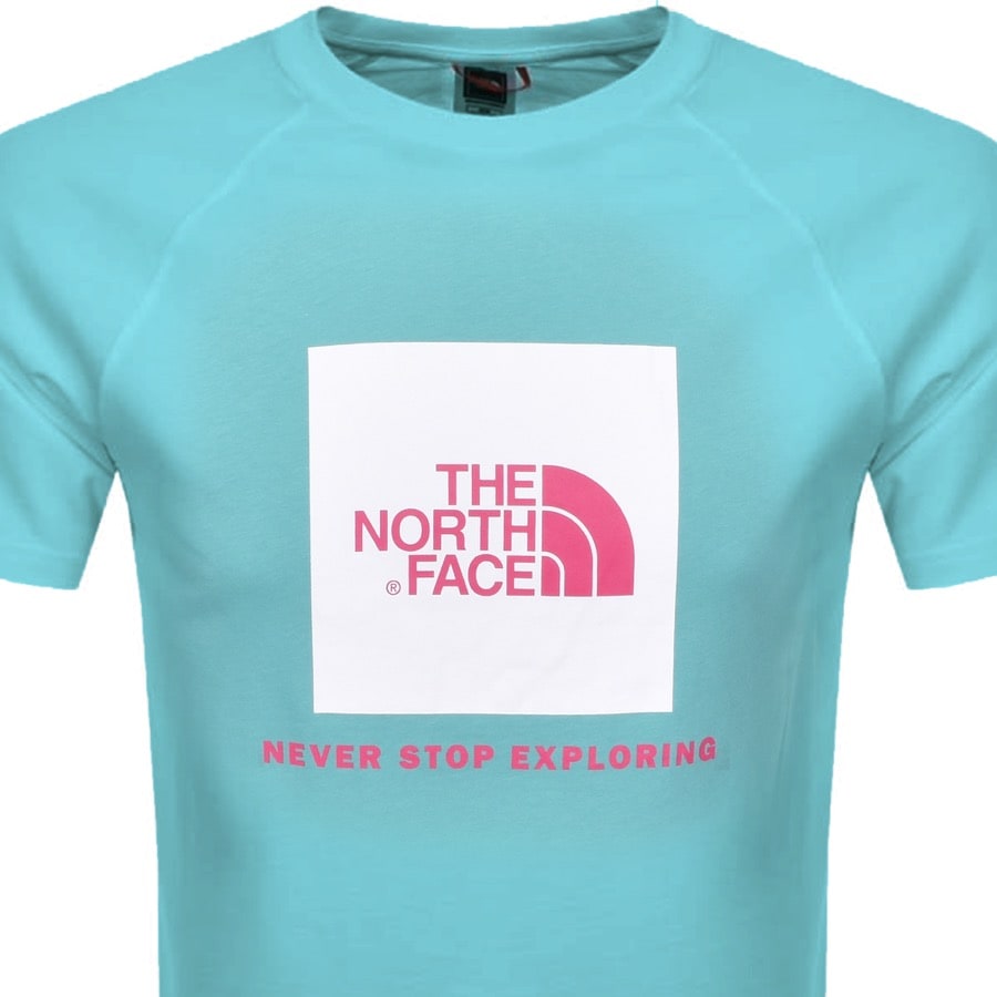 Alternative Image for ProductThe North Face Raglan Redbox T Shirt Blue2